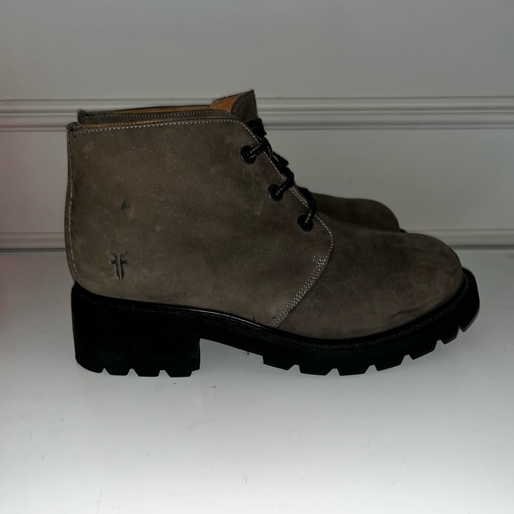 FRYE Gray Chukka Boots